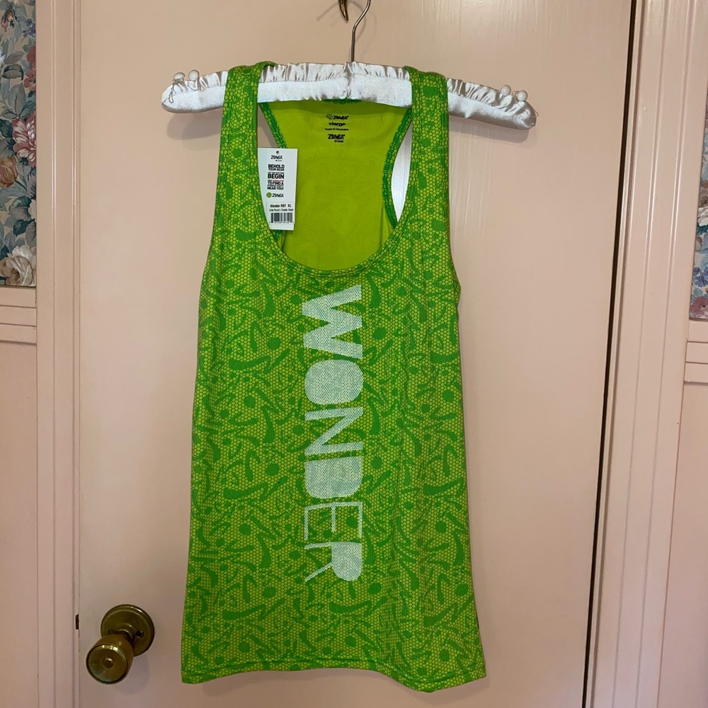 🚫SOLD🚫Lime Green XL Zumba Top